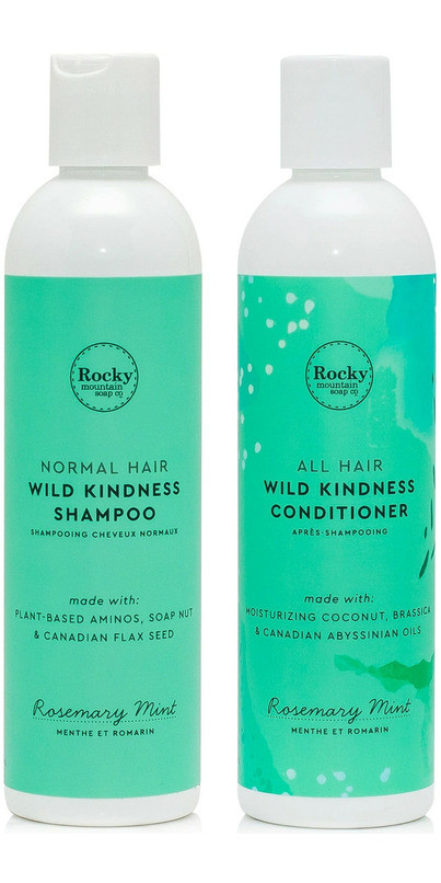 Rocky Mountain Soap Co. Rosemary Mint Hair Care Bundle | Well.ca