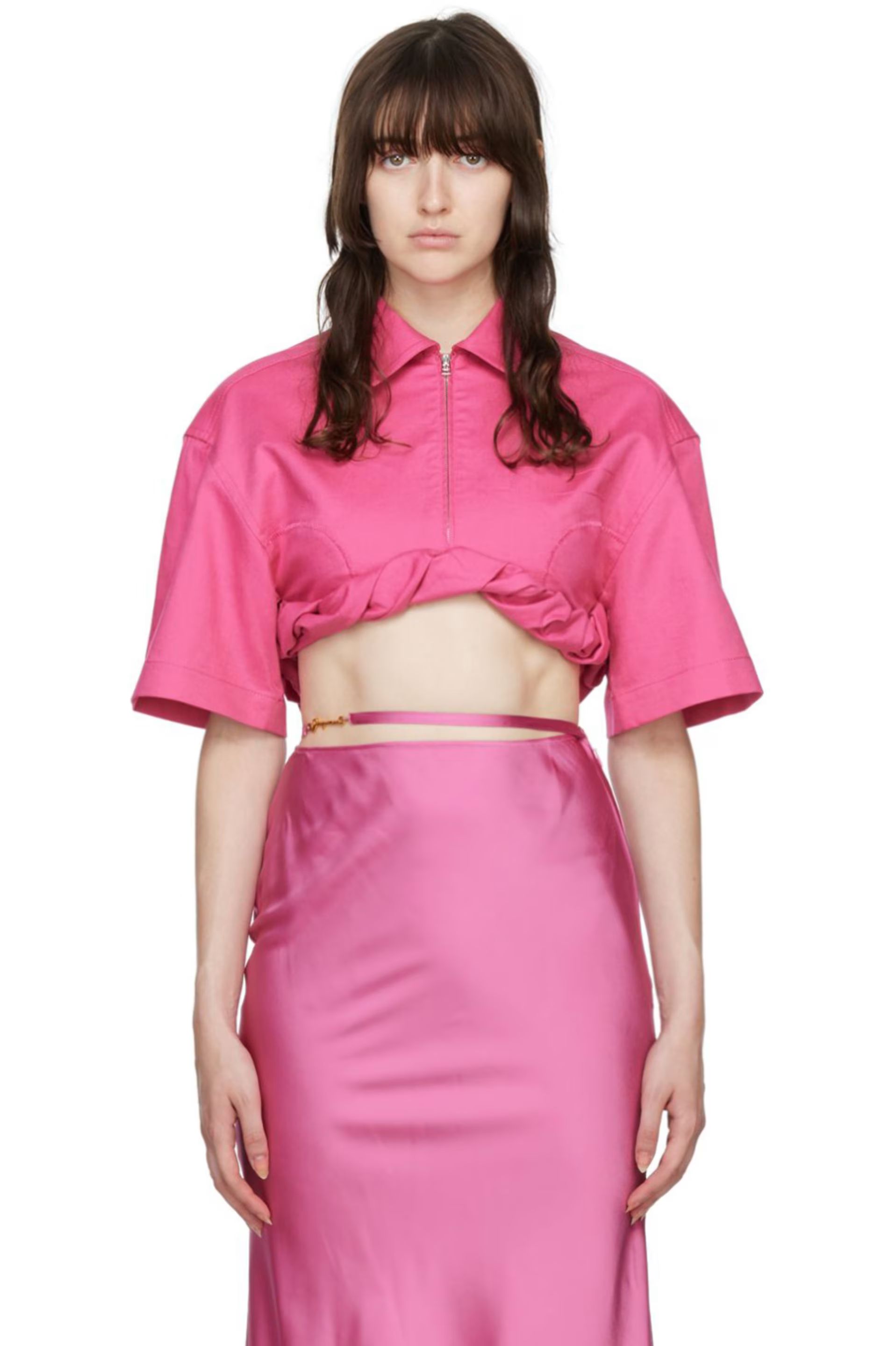 Jacquemus - Pink Le Papier 'La Chemise Silpa' Shirt | SSENSE