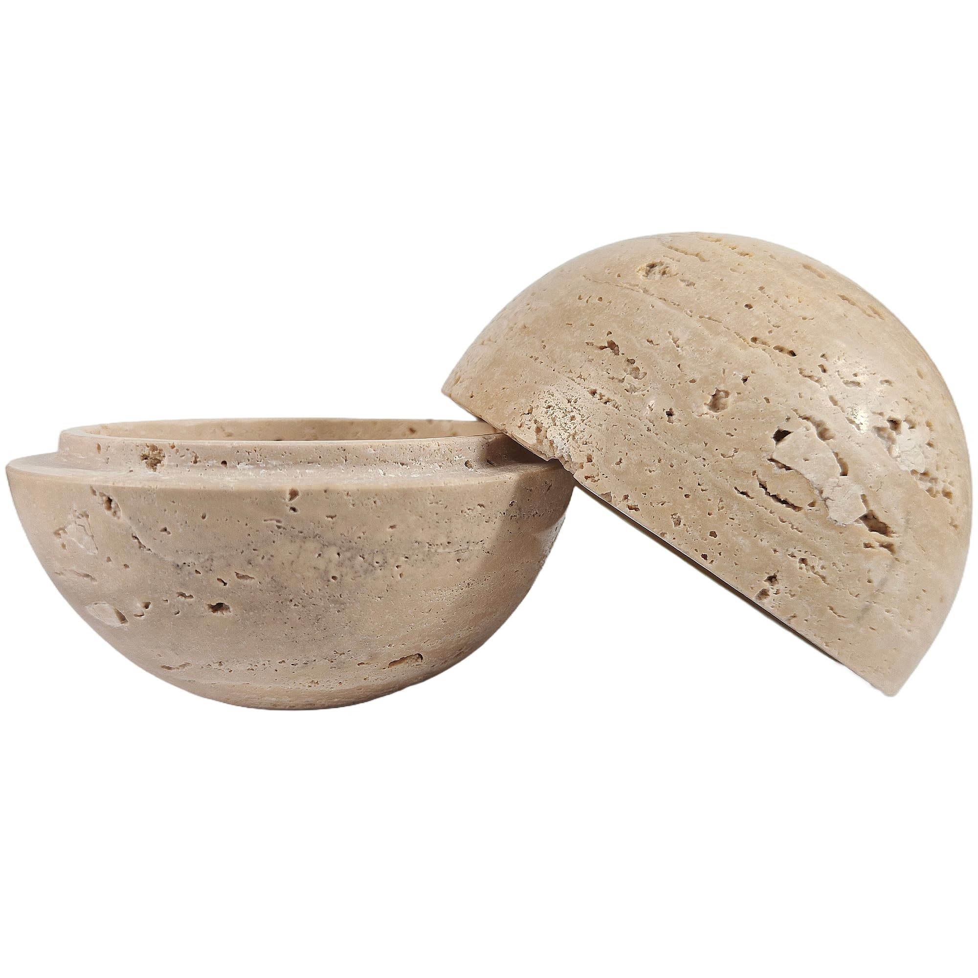 Natural Stone Sphere Incense Holder: 4" D Hand-Carved Aromatherapy Burner for Yoga, Meditation & ... | Amazon (US)