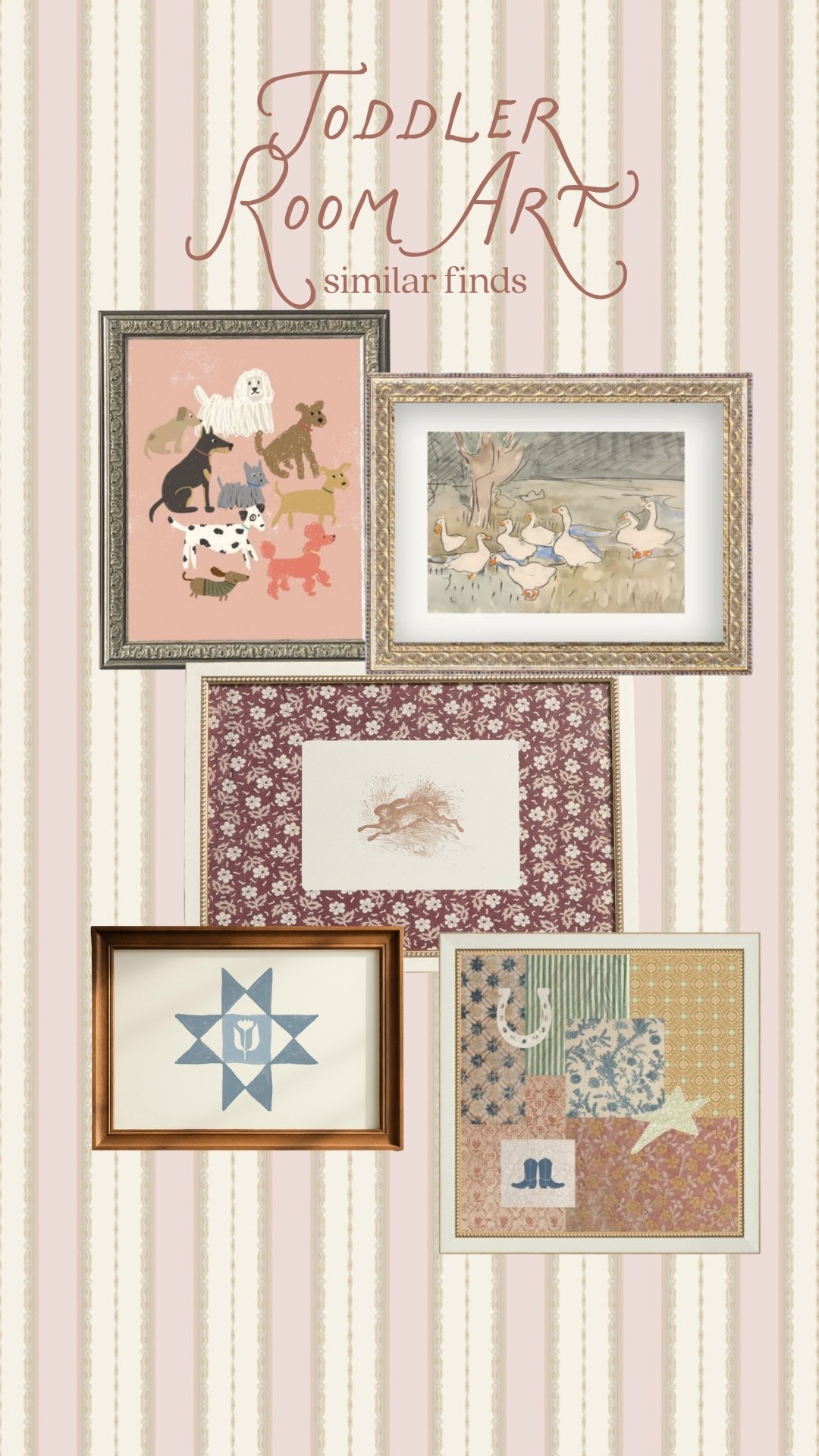 Toddler or nursery girl room art 

#LTKBaby #LTKKids #LTKHome