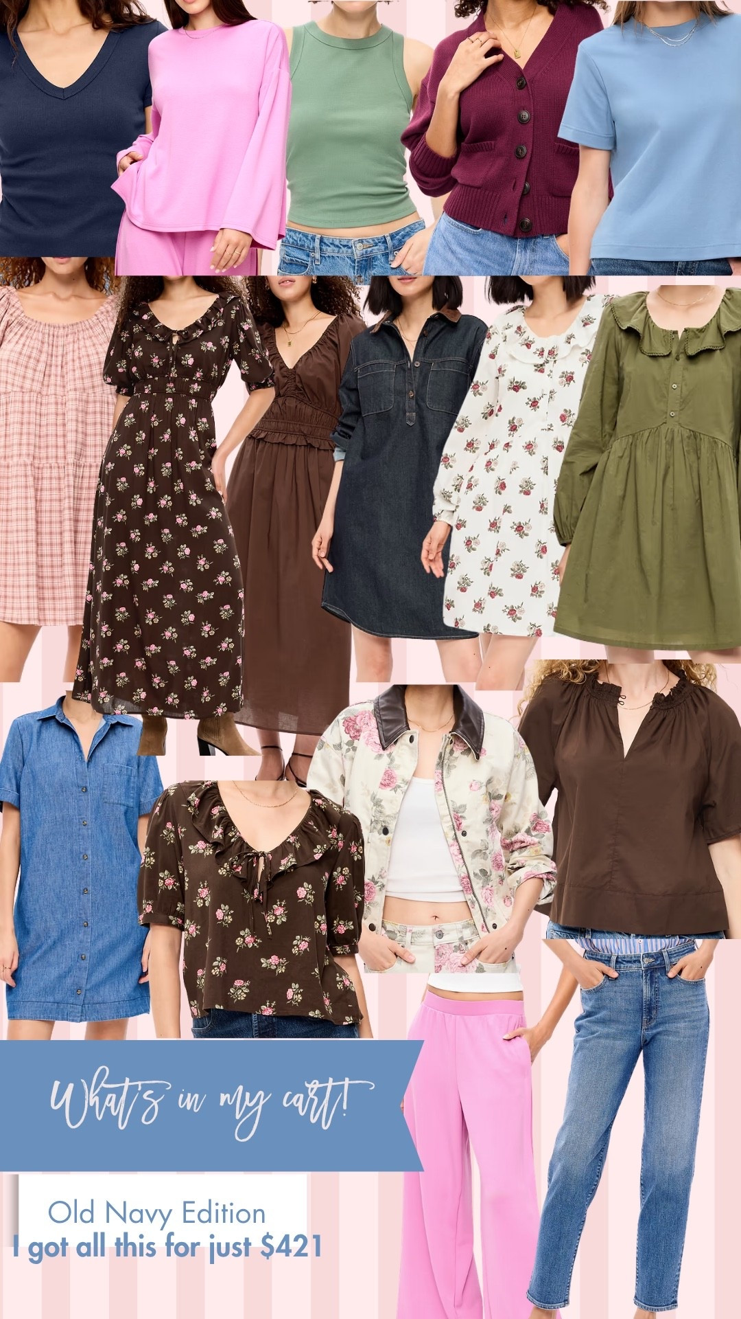 What’s in my cart…Old Navy Edition!

#LTKdayinmylife #LTKSeasonal #LTKOver40