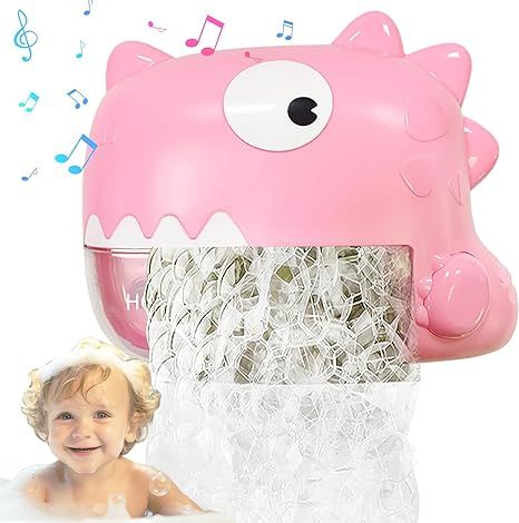 Baby Bath Toys - Bath Toys Bath Bubble Machine Automatic Bubble Maker with Music, Bath Toys for K... | Amazon (US)