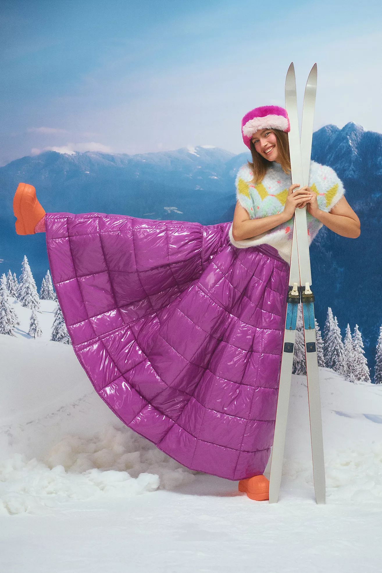 Maeve Ski Puffer Maxi Skirt | Anthropologie (US)