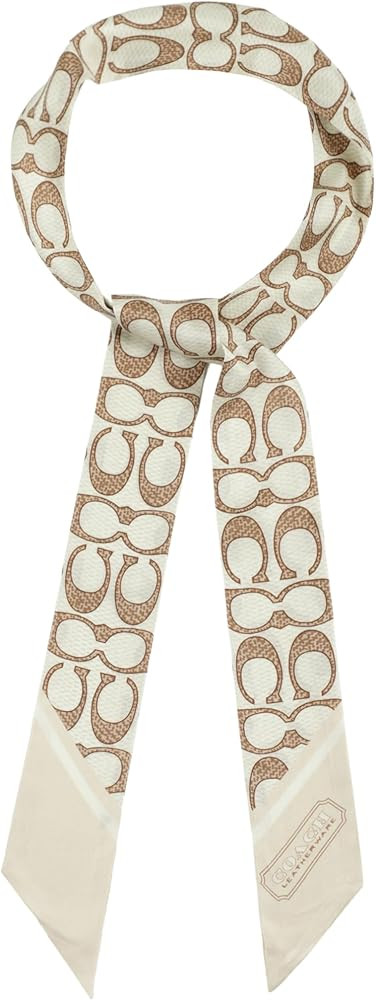 Coach Womens Vintage Signature C Printed Silk Skinny | Amazon (US)