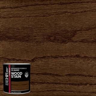 BEHR 8 oz. #TIS-502 Dark Walnut Transparent Oil-Based Advanced Formula Interior Wood Stain | The Home Depot