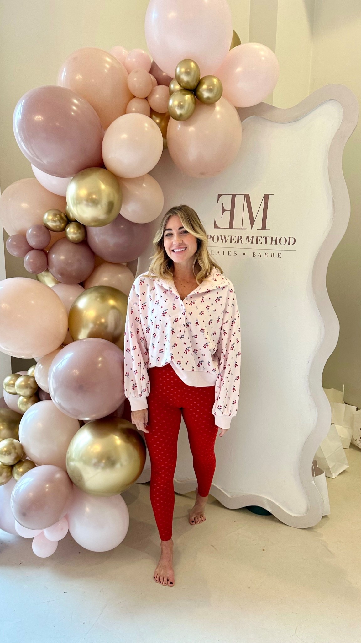 felt pretty cute in this set for a girly pilates pop up 

#LTKActive #LTKValentine #LTKfitnessgoals