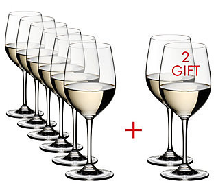 RIEDEL Set of (8) Vinum Viognier/Chardonnay Wine Glasses | QVC