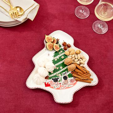 St. Jude Mid-Century Santa Figural Platter | West Elm (US)