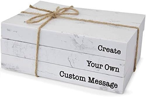 Decorative Farmhouse Books for Coffee Table or Shelf Decor - Incl. Authentic Letters to Easily Pe... | Amazon (US)