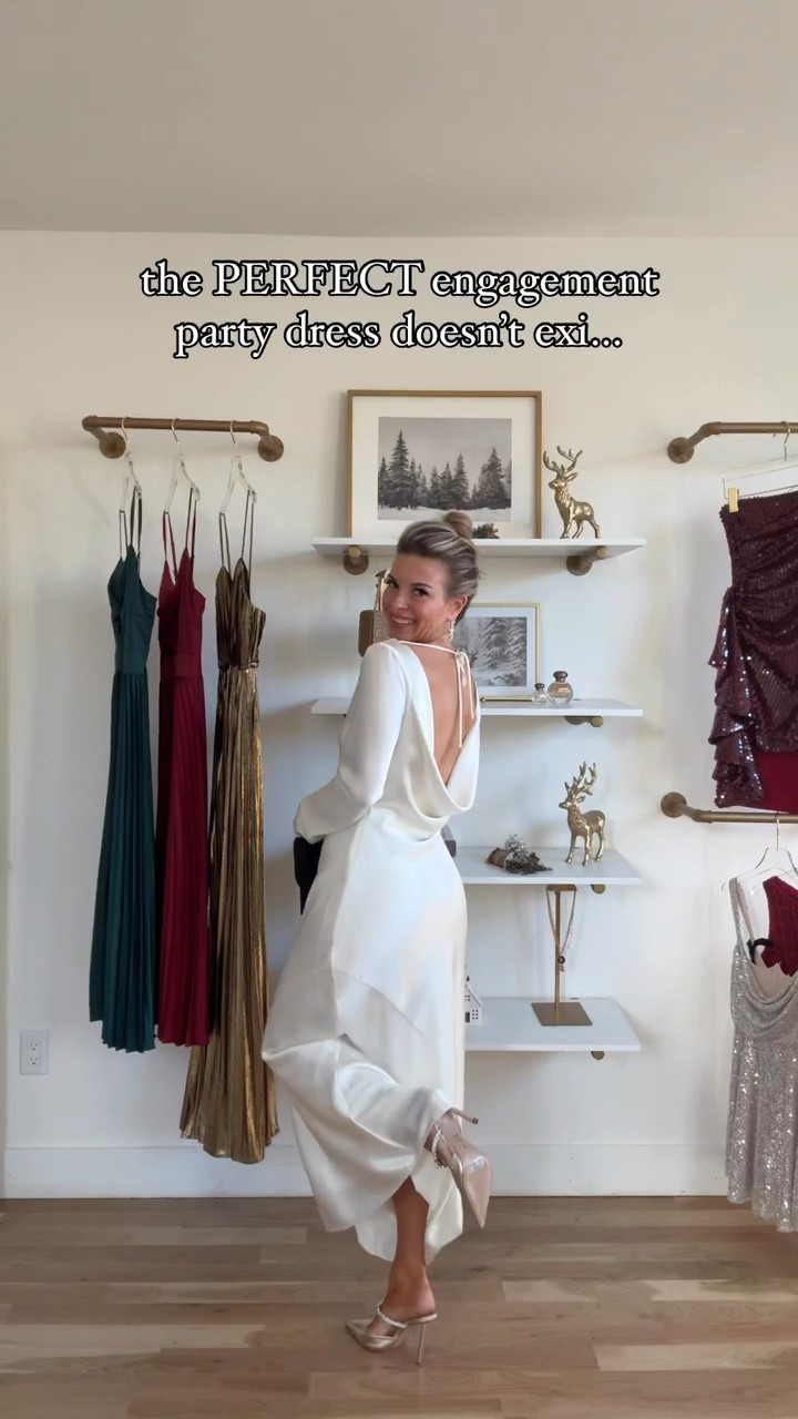 White long sleeve low back satin bridal event dress bachelorette bridal shower dress

Wearing my usual small. 

Dibs code: Emerson [unbothered bronze & strawberry summer]

#LTKParties #LTKWedding #LTKStyleTip