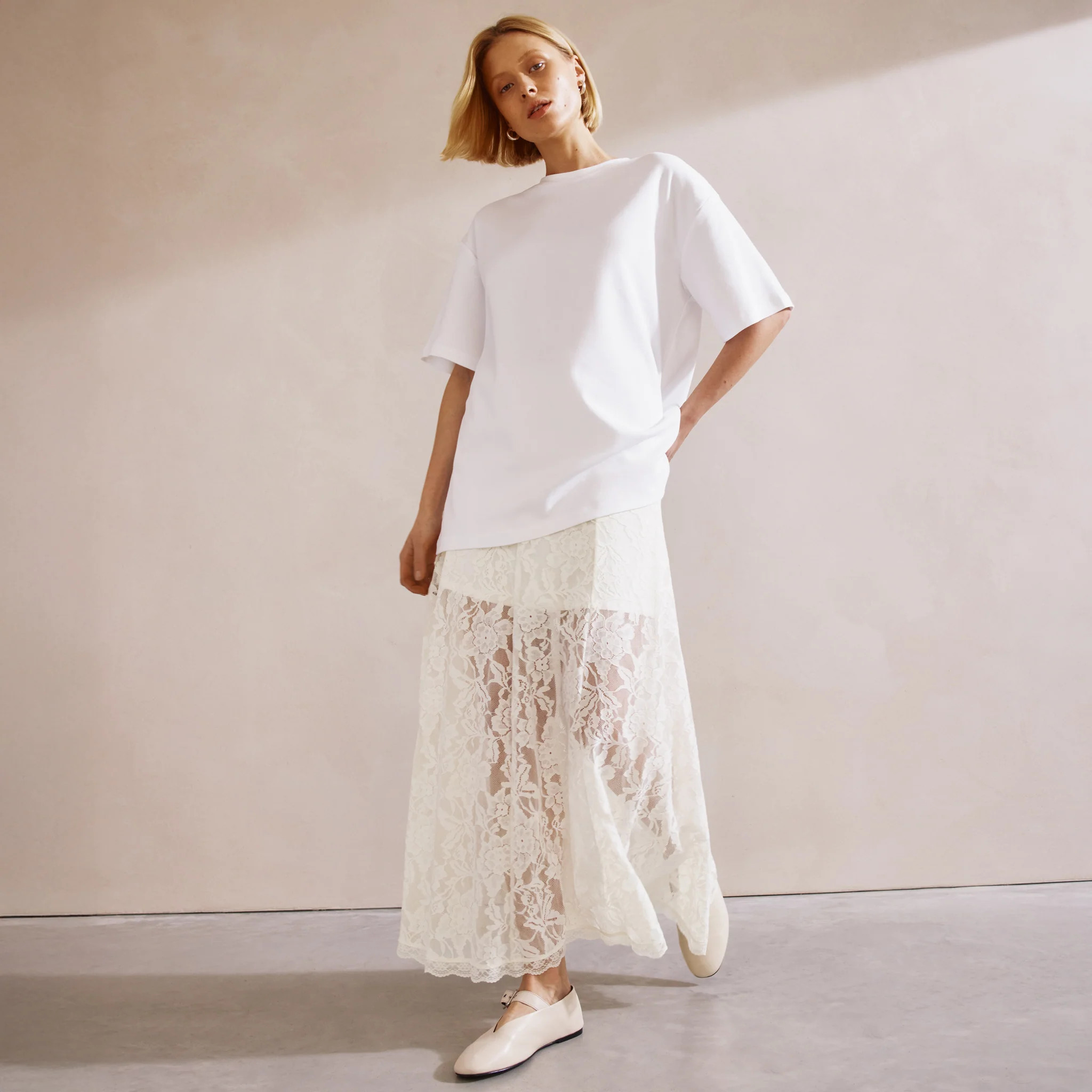Lace Maxi Skirt | Albaray