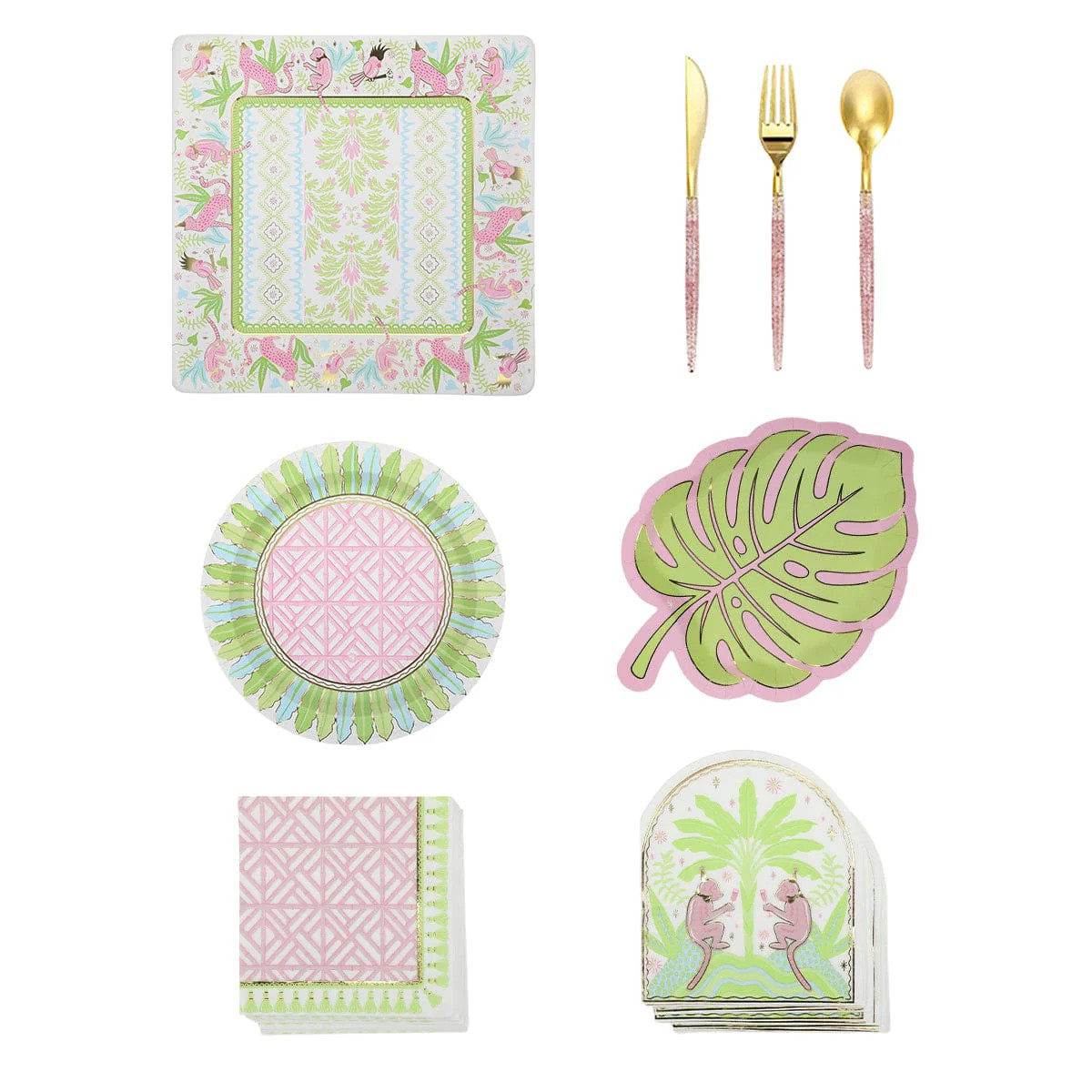 Cabana Club Tableware Party Kit | Packed Party
