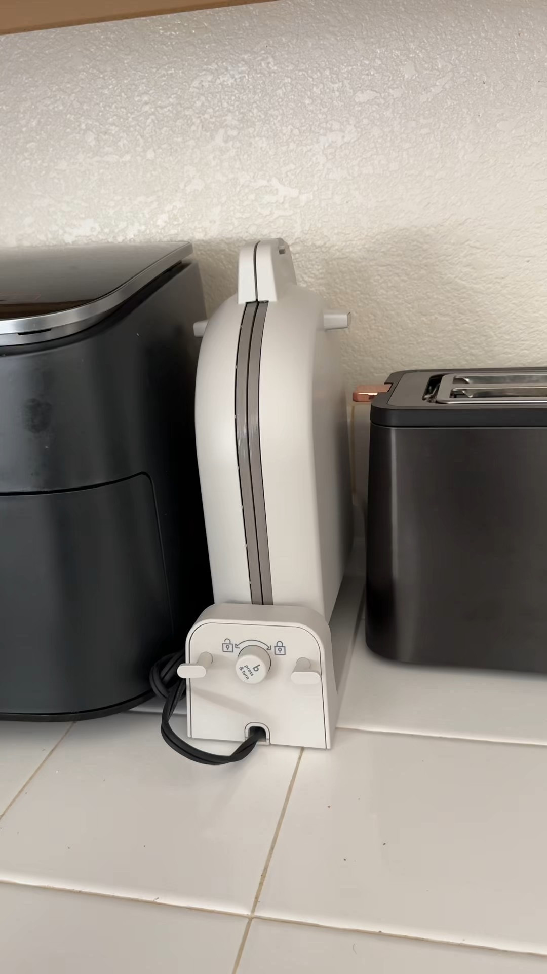 This waffle maker is amazing!!! Narrow upright storage, non stick ceramic coating, comes in really beautiful colors too! And waffles come out perfect! 😍

#LTKHome #LTKFamily