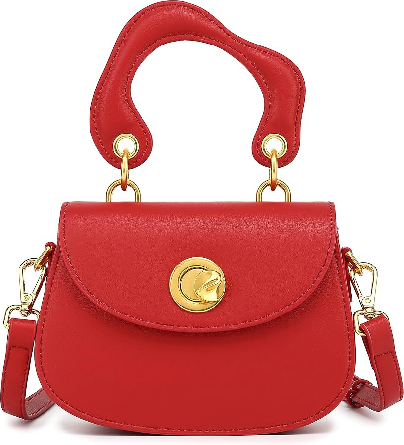 Scarleton Crossbody Bags for Women, Purses for Women, Satchel Shoulder Bag, Lightweight Gold Chai... | Amazon (US)