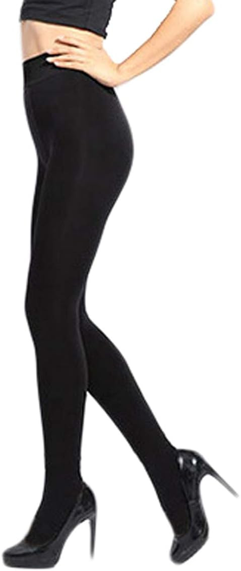 Romastory Women's Winter Warm Pantyhose Tights Elastic Fleece Lined Leggings Pants | Amazon (US)