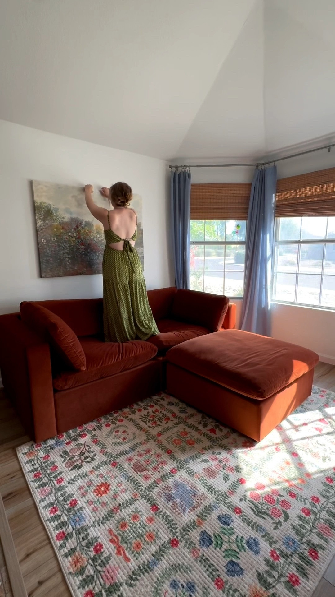 changing up rooms is one of my favorite things to do! this space became a catch all which felt like such a waste of a good sunny room. decided to try colors that i would typically not go for with home decor (i love green…so why not the opposite?!) 

love how it turned out!

#LTKSeasonal #LTKHome #LTKdayinmylife