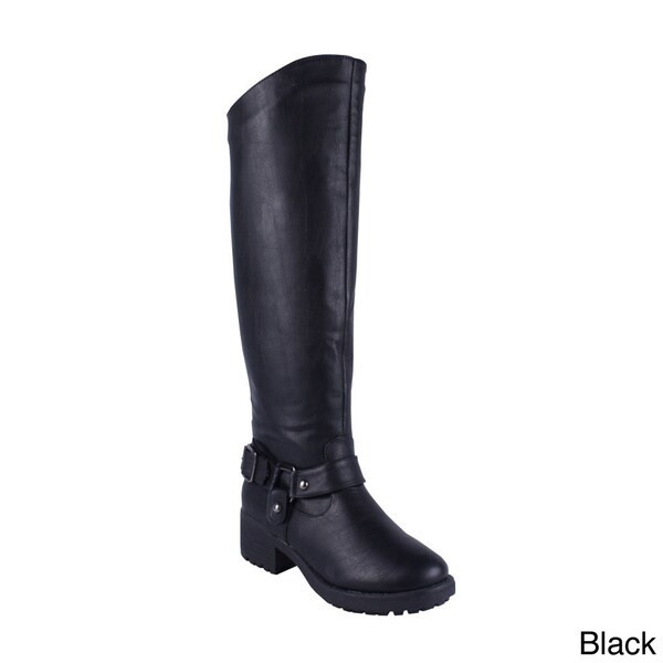 Anna Women's 'NB200-48' Knee-high Riding Boots | Bed Bath & Beyond