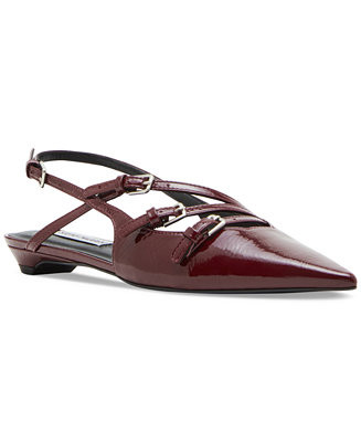 Women's Peony Strappy Pointed-Toe Slingback Flats | Macy's