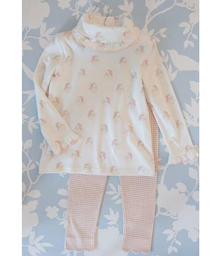 Edgehill Collection x The Broke Brooke Little/Big Girls Emerson Vintage Santa Set | Dillard's | Dillard's