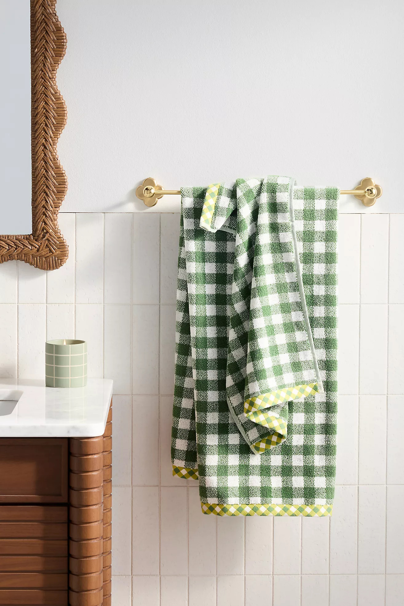 Gingham Cotton Woven Towel Collection | Anthropologie (US)