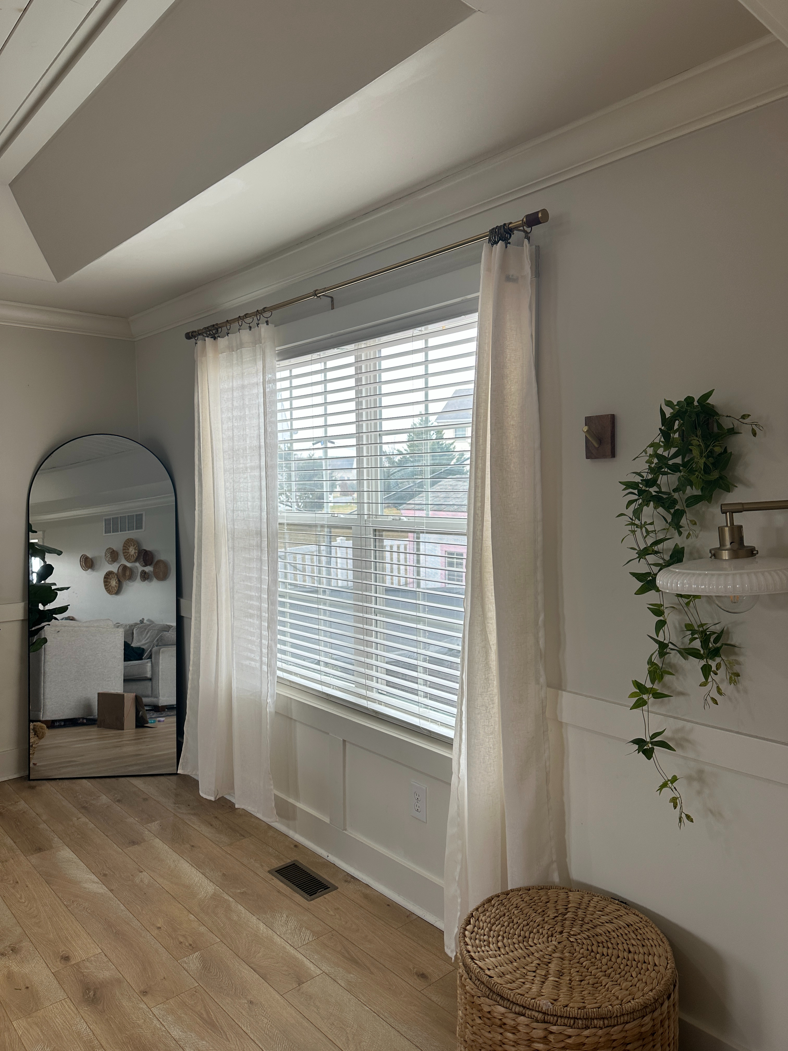 Made a little upgrade in our living room with these sheer curtains-love the simple look of them!  

 #LTKmomlife #LTKHome #LTKFindsUnder50