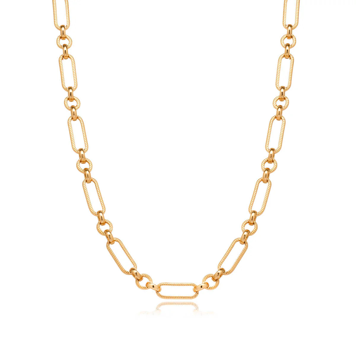 Figaro Chain Necklace (Gold) | Abbott Lyon