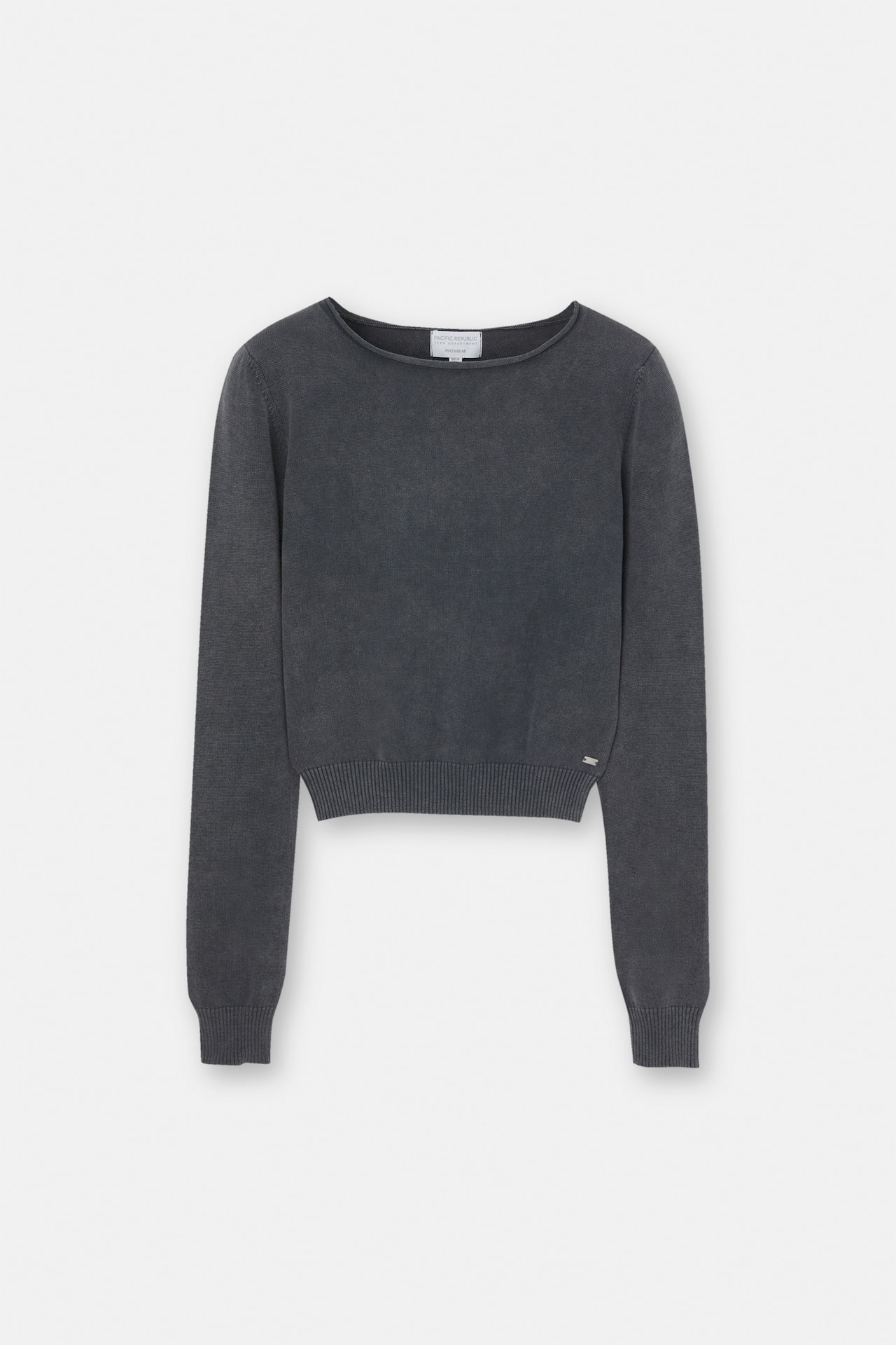 Pull maille cropped manches longues | PULL and BEAR FR