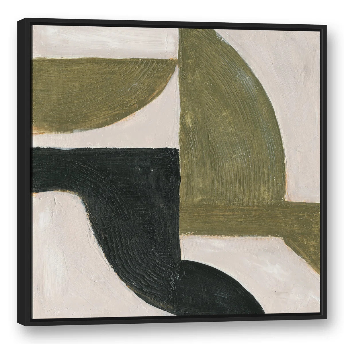 " Abstract Moody Shapes " Painting Print | Wayfair North America