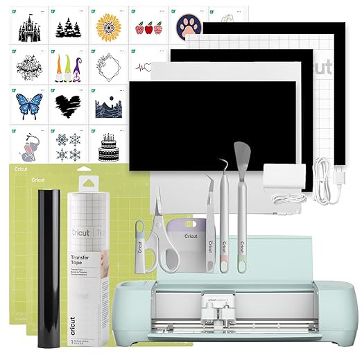 Cricut Explore 3 Smart Cutting Machine - Vinyl Starter Bundle | Amazon (US)