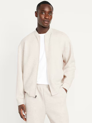 Bounce Fleece Oversized Bomber Jacket | Old Navy (US)