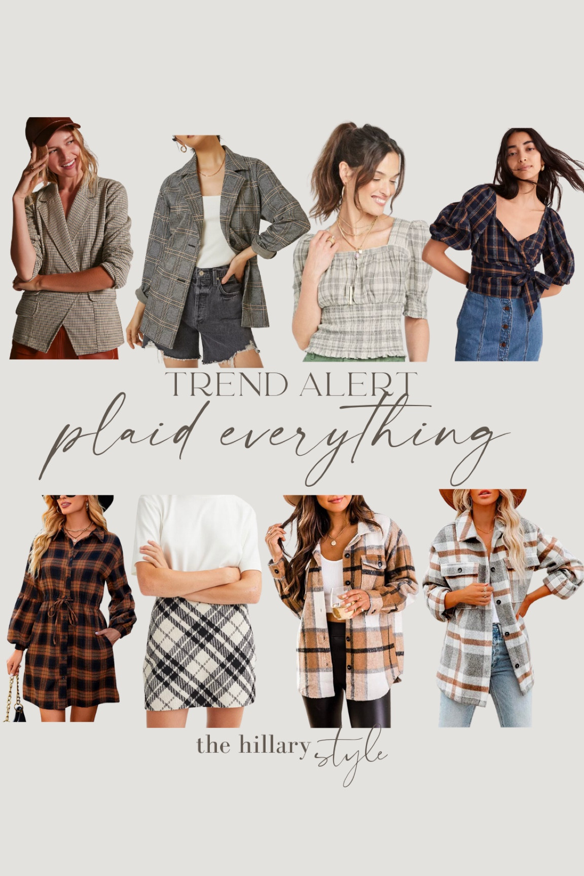 Fall Fashion Trend Alert: Plaid Everything. Plaid shackets are back this fall along with plaid skirt, tops, blazers and dresses. Amazon, Target, Anthropologie, Express

#LTKSeasonal #LTKworkwear #LTKstyletip