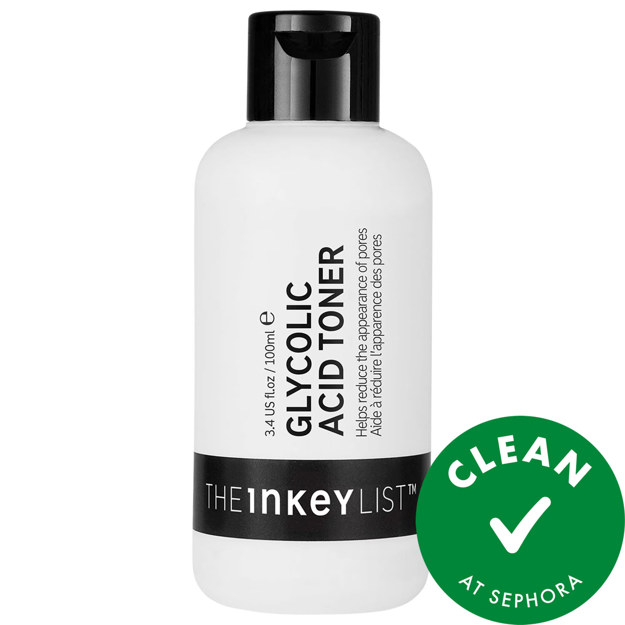 The INKEY List Glycolic Acid Exfoliating Toner 3.4 oz/ 100 mL | Sephora (US)