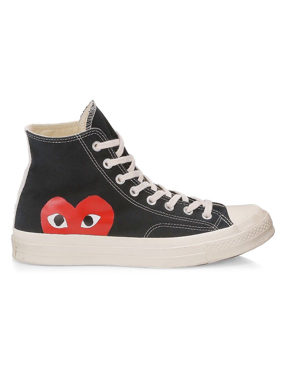 Comme des Garcons Play Comme des Garçons Play x Converse High-Top Sneakers - Black - Size 10 | Saks Fifth Avenue