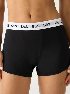 Women's Boxer - Black | Stripe and Stare