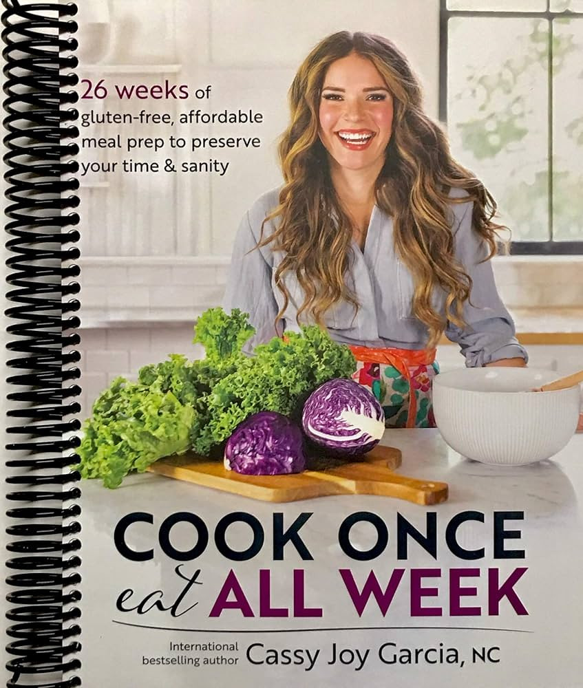 Cook Once, Eat All Week: 26 Weeks of Gluten-Free, Affordable Meal Prep to Preserve Your Time & Sa... | Amazon (US)