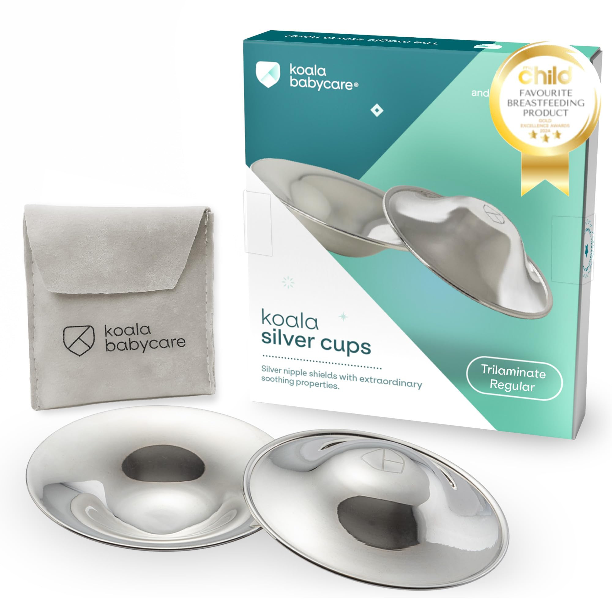 Koala Babycare The Original Silver Nursing Cups - Nipple Shields for Breastfeeding Newborn - Brea... | Amazon (US)
