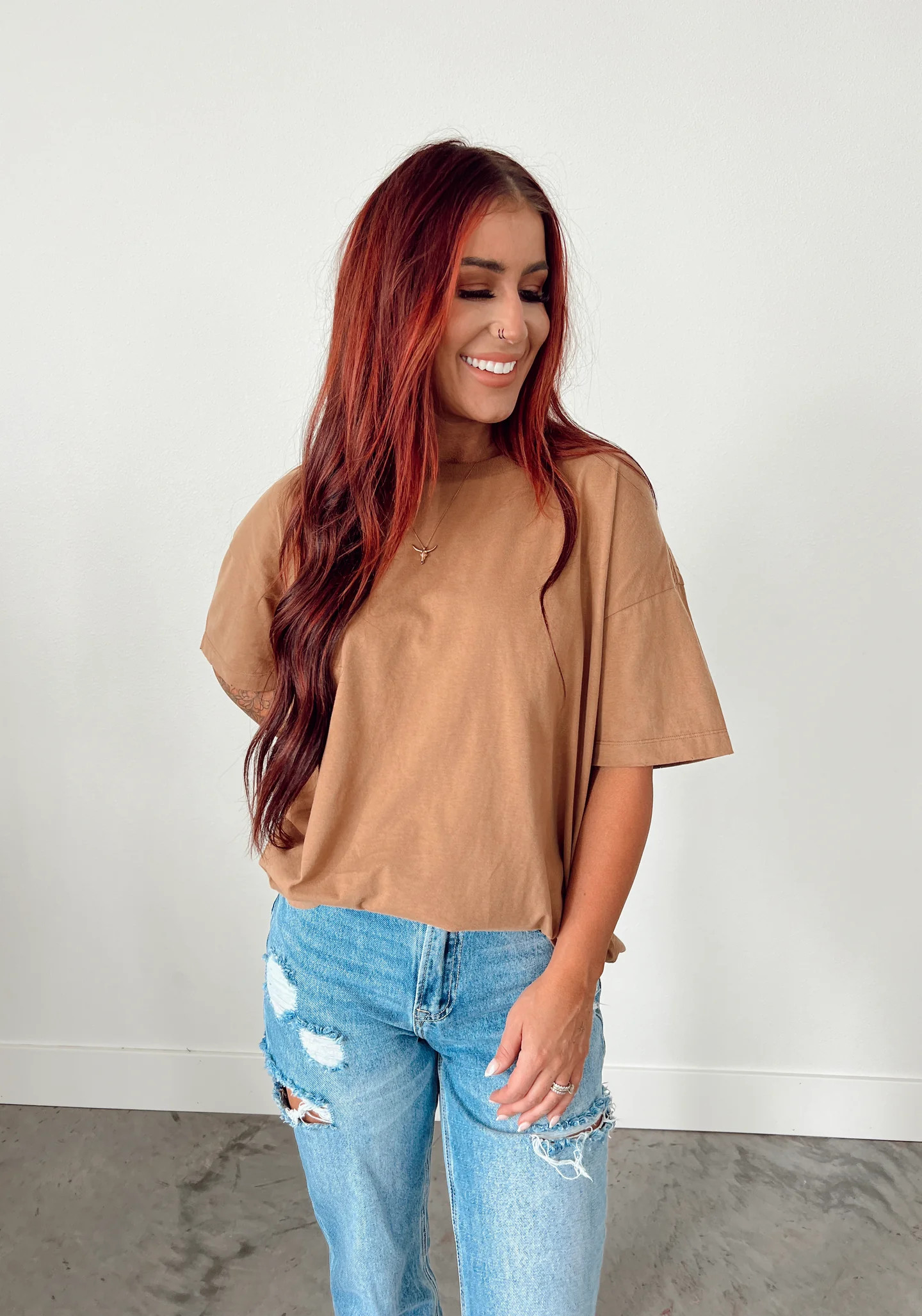 Veblen Oversized Tee by Chelsea DeBoer | Lauriebelles