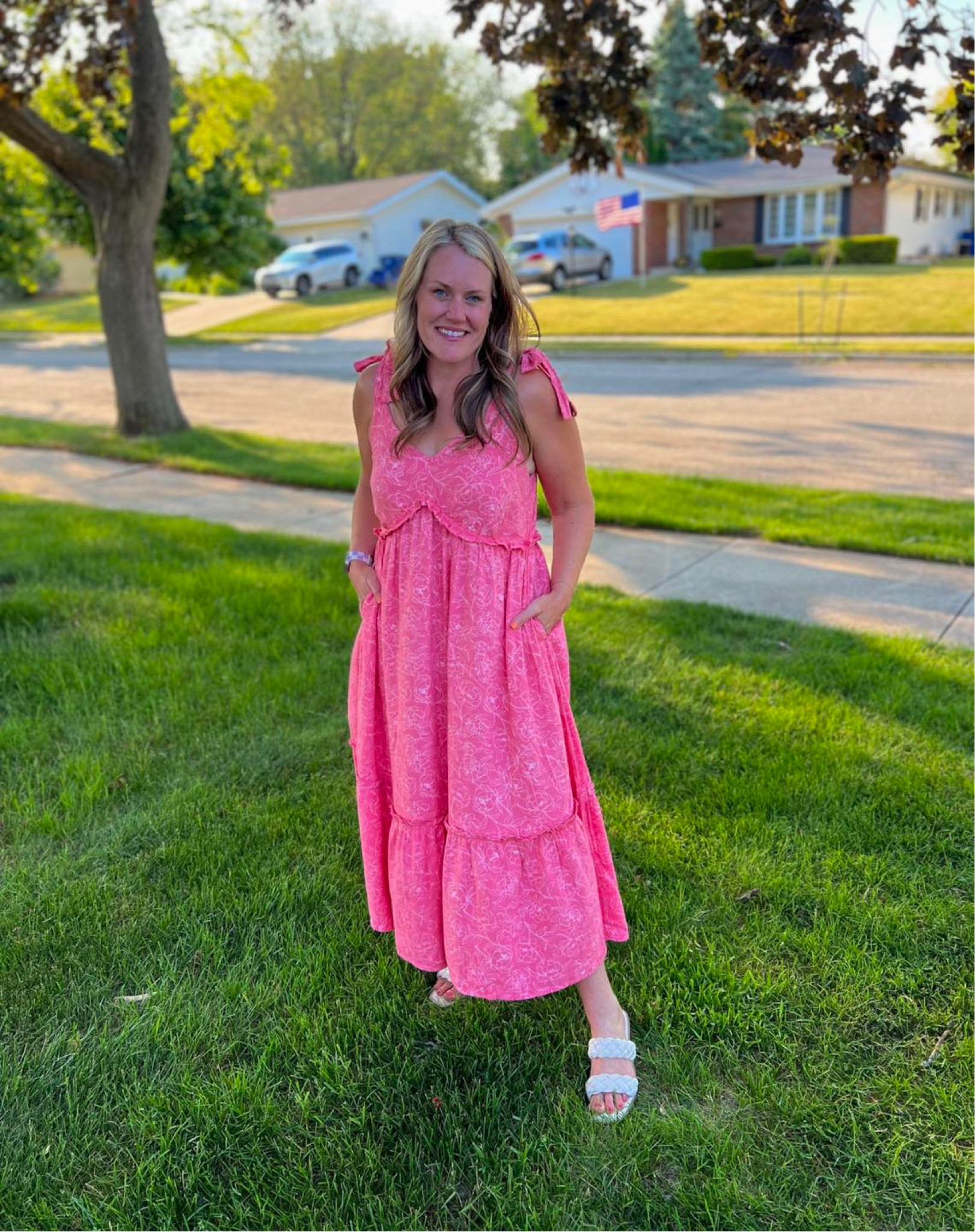 Pink maxi dress 

Fit TTS 

Summer maxi dress  pink dress  summer outfit  pink look

#LTKstyletip #LTKFind