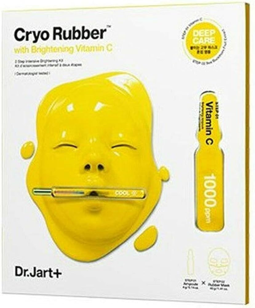 Dr.Jart Dermask Cryo Rubber Facial Mask Pack (4 Types) NEW UPGRADE Ampoule + Rubber Mask 2 Step K... | Amazon (US)