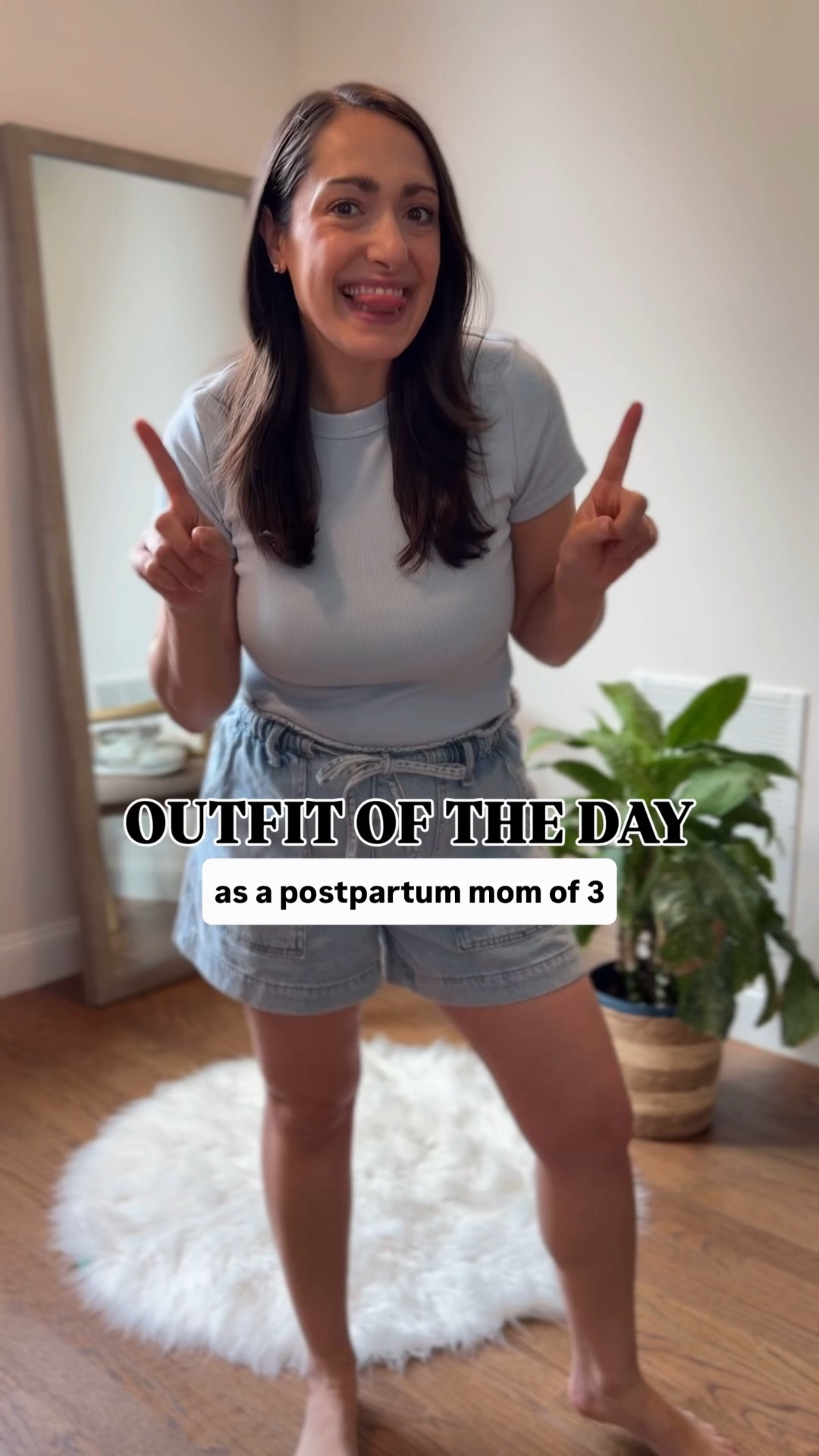 Keep watching to see my outfit fail today 🤦🏻‍♀️ loved my blue on blue outfit and so happy I am finally able to wear these shorts I bought when I was pregnant! 

Comment SHOP for links!

#walmart #walmartstyle #monochromatic #ootd #outfitoftheday #whatiwore #letsgetdressed

#LTKootd #LTKgrwm #LTKdayinmylife