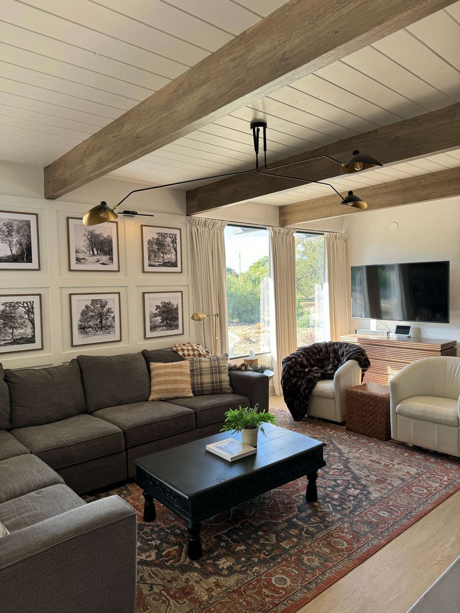 Living Room Light Fixture Hack 