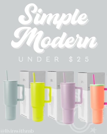 Select Simple Modern 40oz tumbler colors are on sale for UNDER $25!!

#LTKGiftGuide #LTKfindsunder50 #LTKsalealert