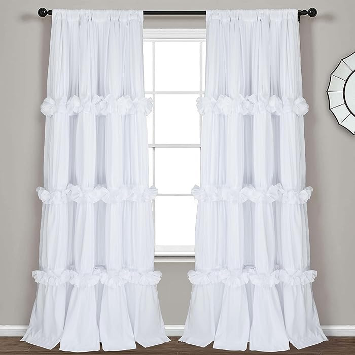 Thermal Insulated Blackout Window Curtains, 54" W x 84" L x 2 Panels, White | Amazon (US)