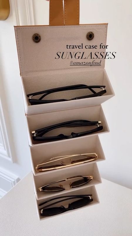 Amazon find! Travel organizer for sunglasses 