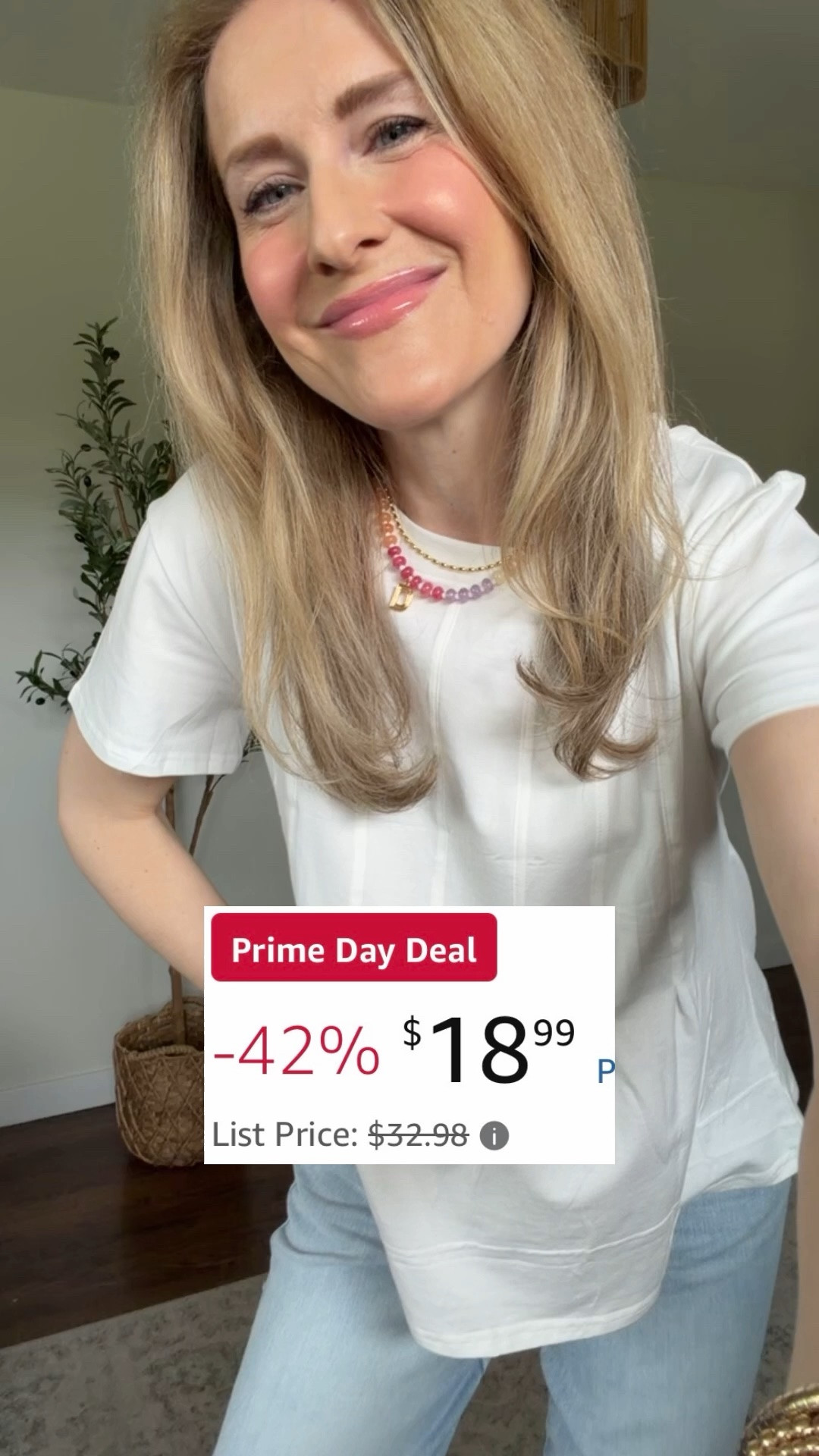 Amazon prime day deal on this free people look for less top, I sized up to medium. Great fit and style. Lots of colors! #amazonfashion

#LTKSaleAlert
