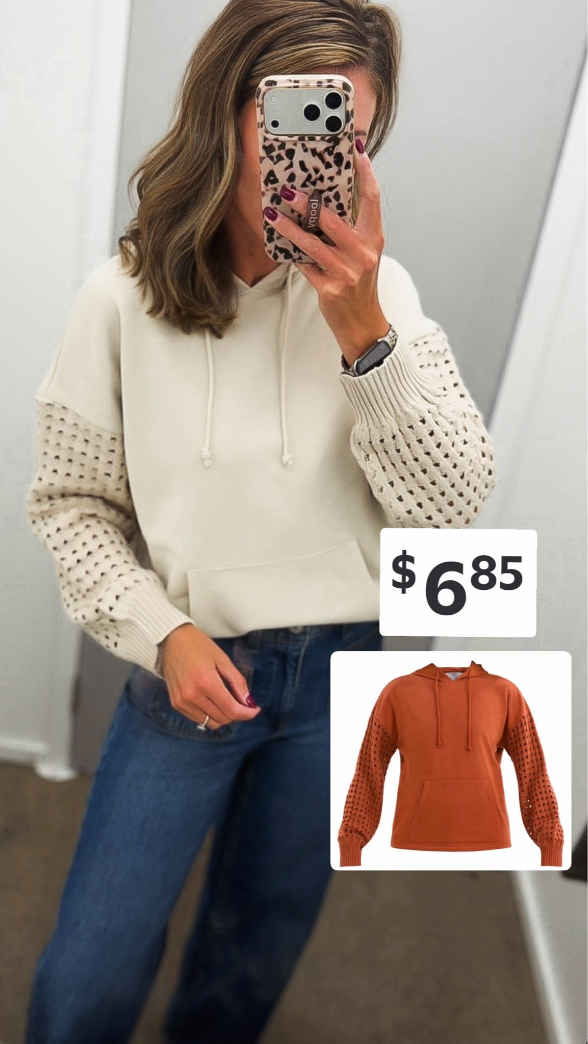 Crazy price on these crochet hoodies. Not sure if it’s a glitch?! Order before they catch it. 
Wearing medium

#LTKSaleAlert