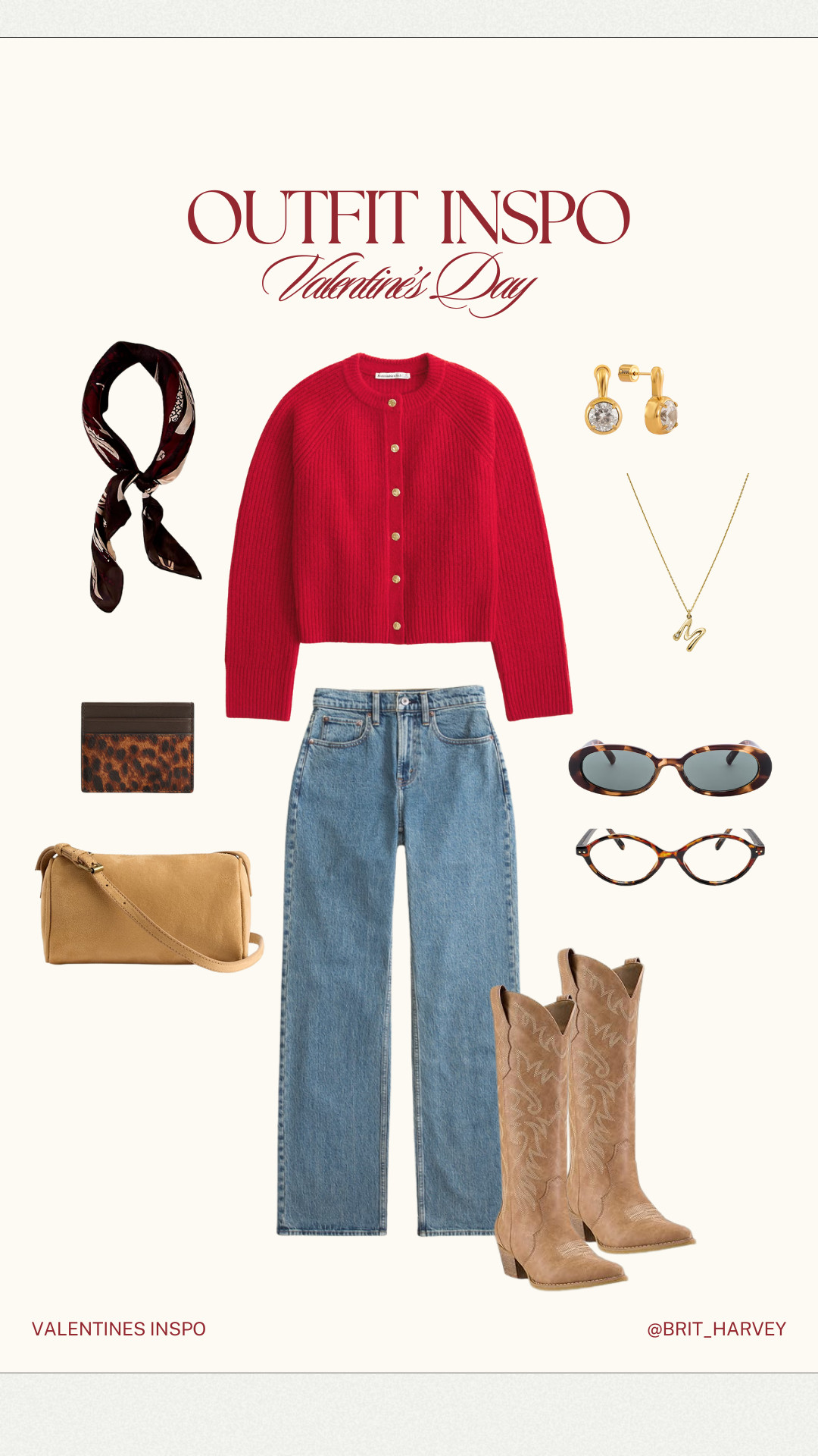 Valentine’s outfit inspo — whatever your plans ❤️
Dinner out, casual date, or just feeling cute for yourself. A red cardigan is always the move.

#LTKStyle

#LTKFinds
#ValentinesOutfit
#DateNightStyle
#CasualChic
#EverydayStyle
#NeutralStyle
#WesternInspired
#RedOutfit
#DenimOutfit
#OutfitInspo
 

 

#LTKSeasonal