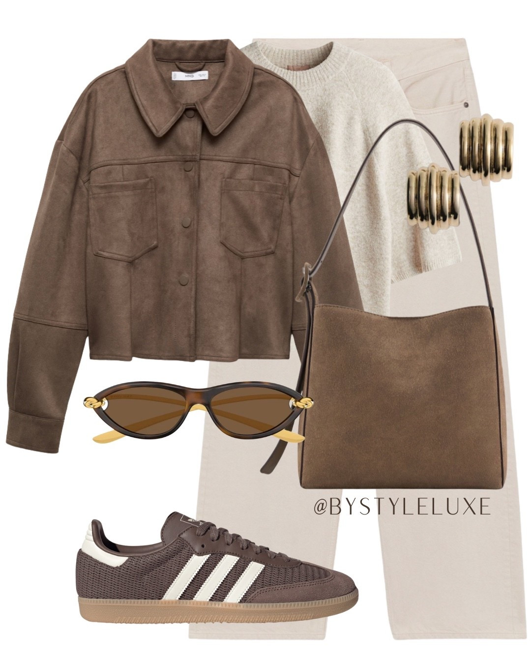 EVERYDAY STYLE - suede jackets are still in demand for next season, styled here with beige jeans and brown Sambas 

#adidassamba #suede #jeans 

#LTKjeans #LTKautumn #LTKshoes