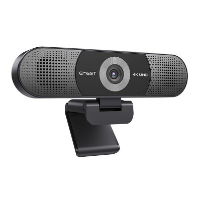 EMEET EMC8BU-LD C980 Pro 4K Webcam with Dual Speakers and Quad Mic Array, Black | Target