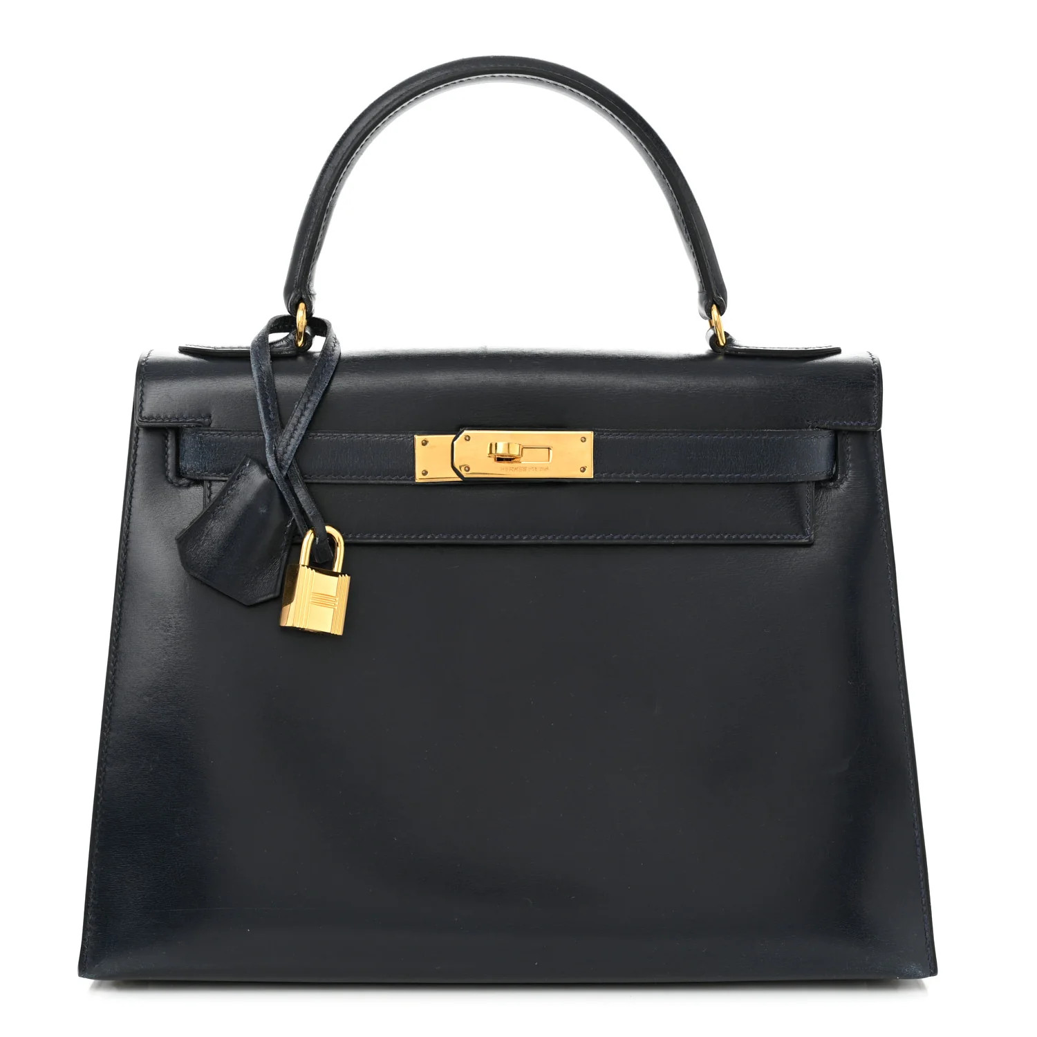 Hermes Box Kelly Sellier 28 Bleu Marine 1735025 | FASHIONPHILE (US)